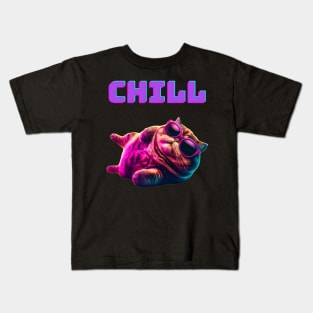 Chill cat Kids T-Shirt